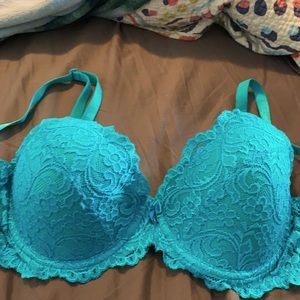 38C teal padded bra